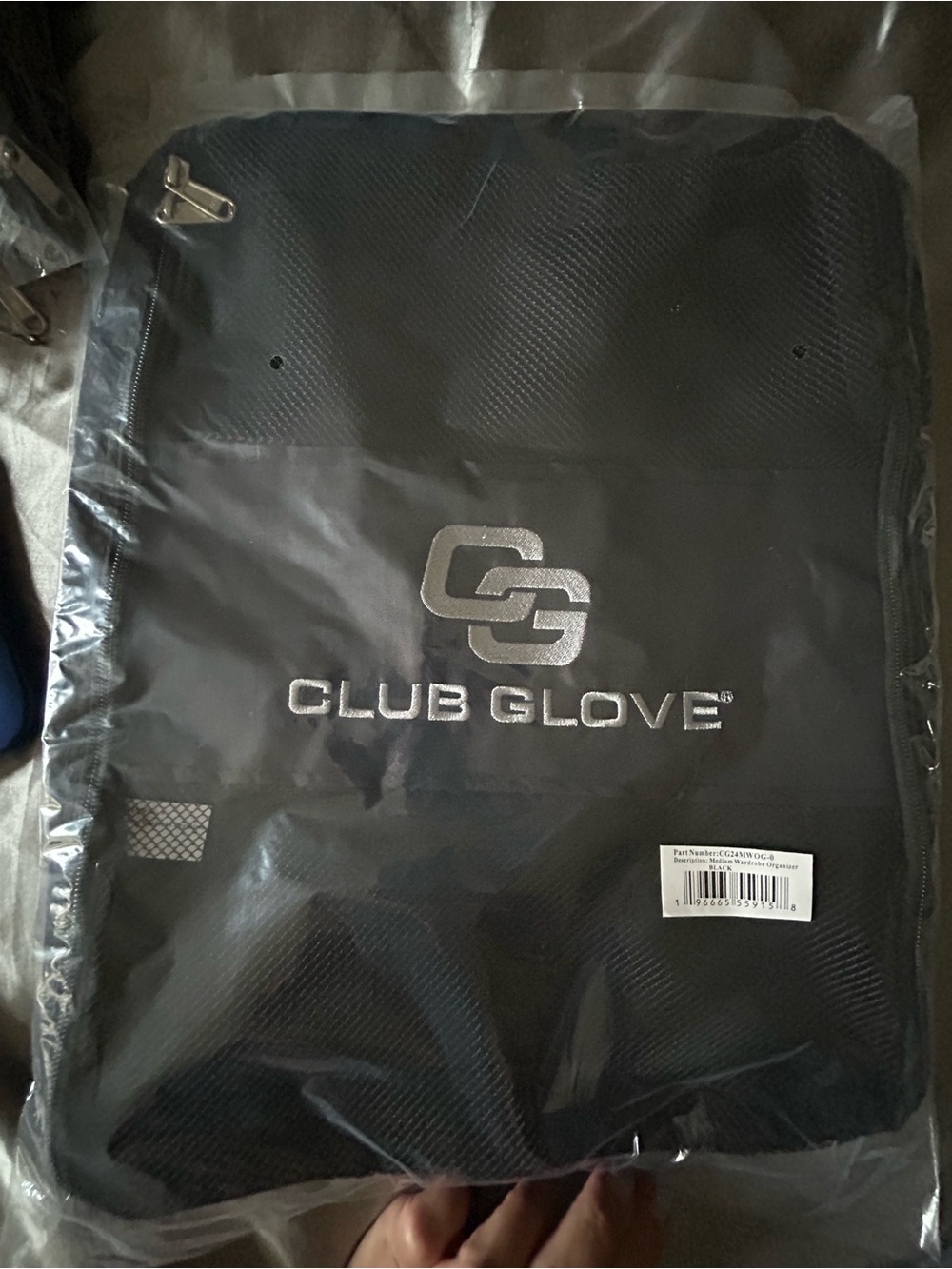 Club Glove Black Travel new Med Lightweight Organizer